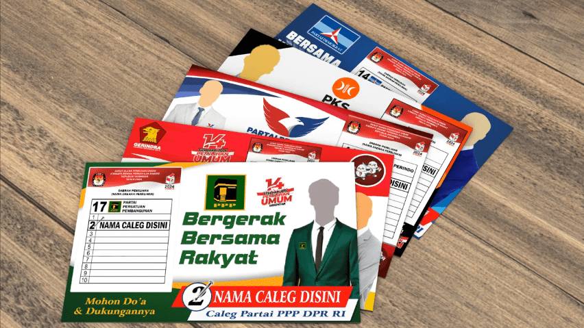 Stiker Caleg 2024? Buat Desain dan Cetak Disini