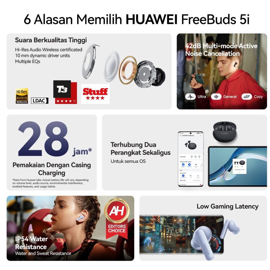 Perbandingan Earbuds: Huawei FreeBuds 5i vs Nothing CMF Buds Pro vs SoundPEATS Capsule3 Pro Ultra Long Lasting Hybrid ANC Earbuds